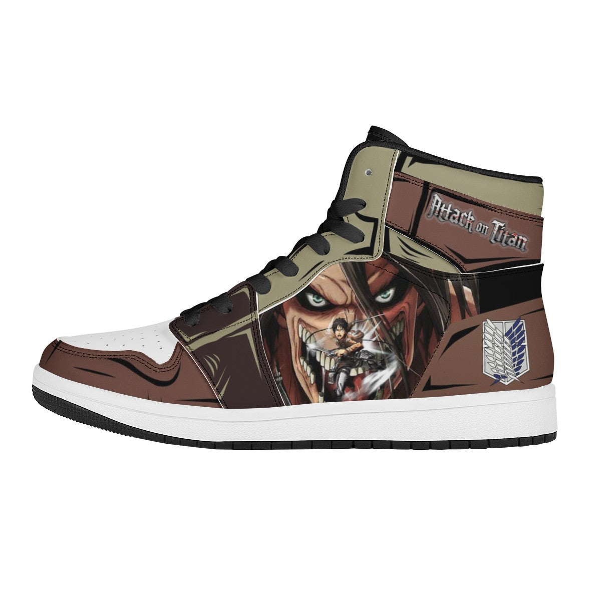 Eren Yeager Custom Nike Air Jordan 1 Leather Sneaker