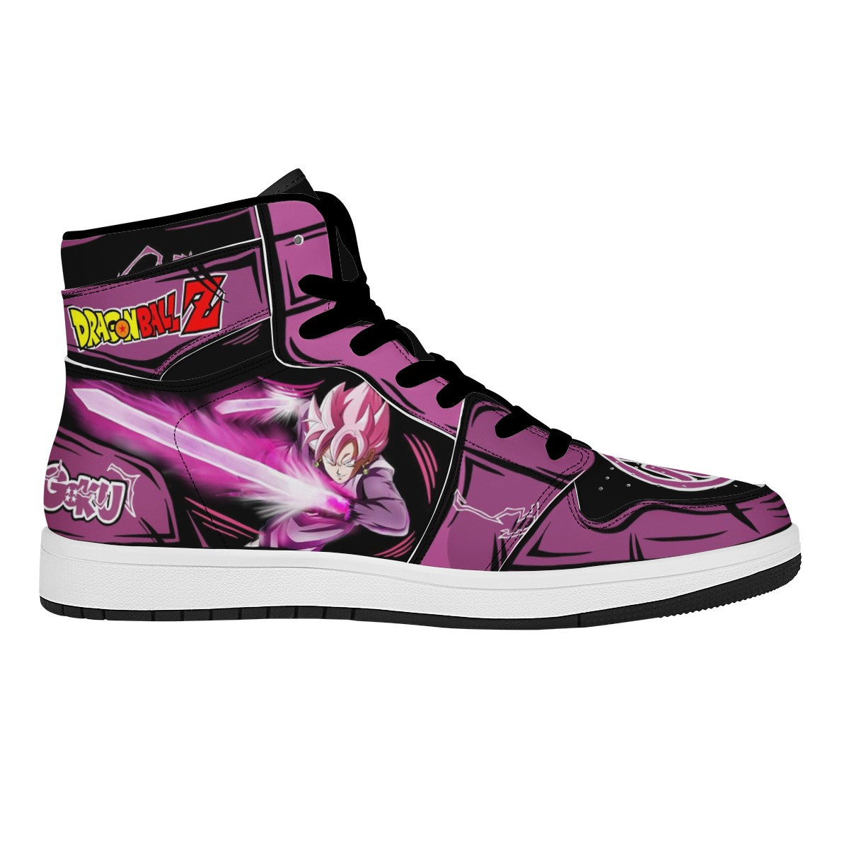 Goku Black High Top Leather Sneakers