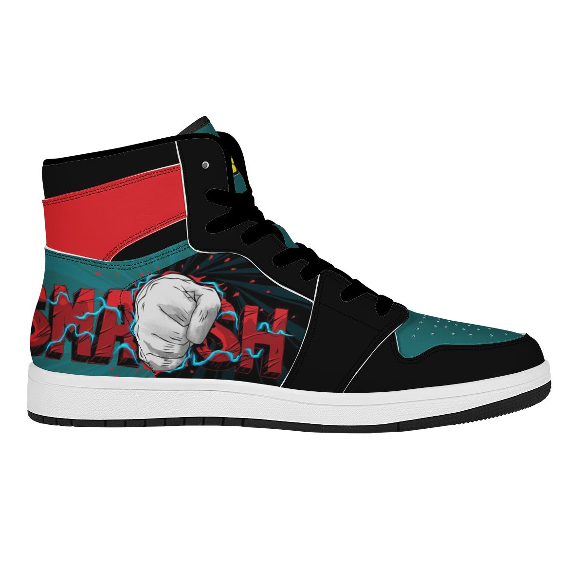 Izuku Midoriya Black High Top Leather Sneakers