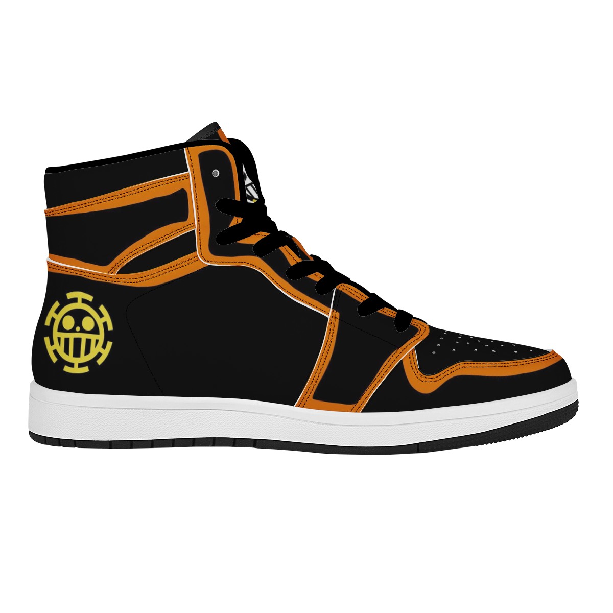 Trafalgar D. Water Law Black High Top Leather Sneakers