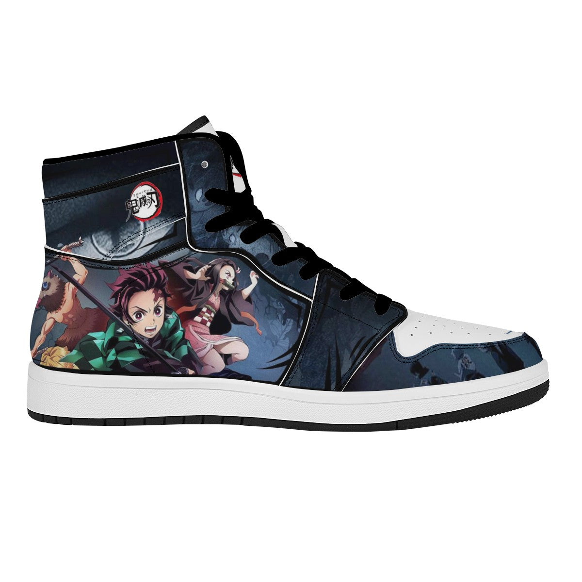 Tanjiro Kamado Custom Nike Air Jordan 1 Leather Sneaker