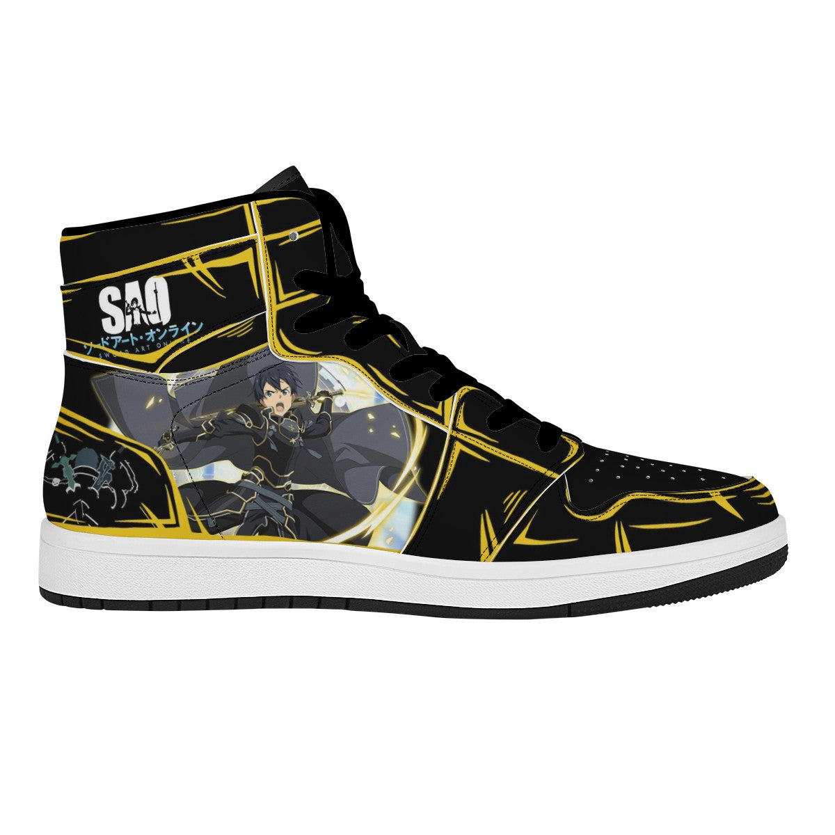 Kirito Custom Nike Air Jordan 1 Leather Sneaker