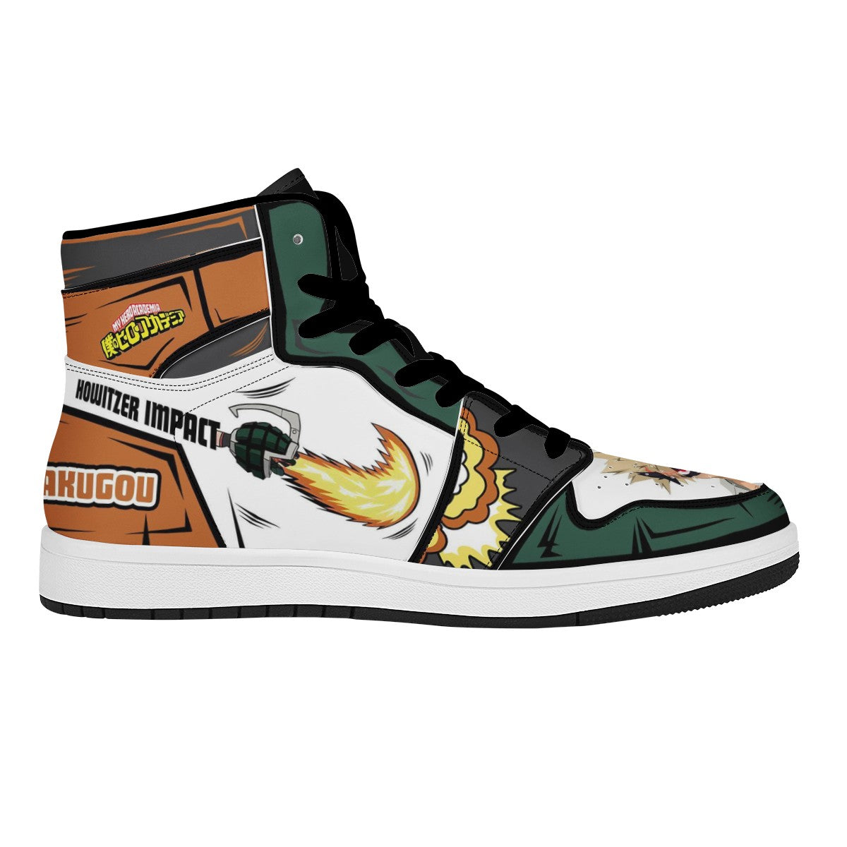 Katsuki Bakugo Custom Nike Air Jordan 1 Leather Sneaker