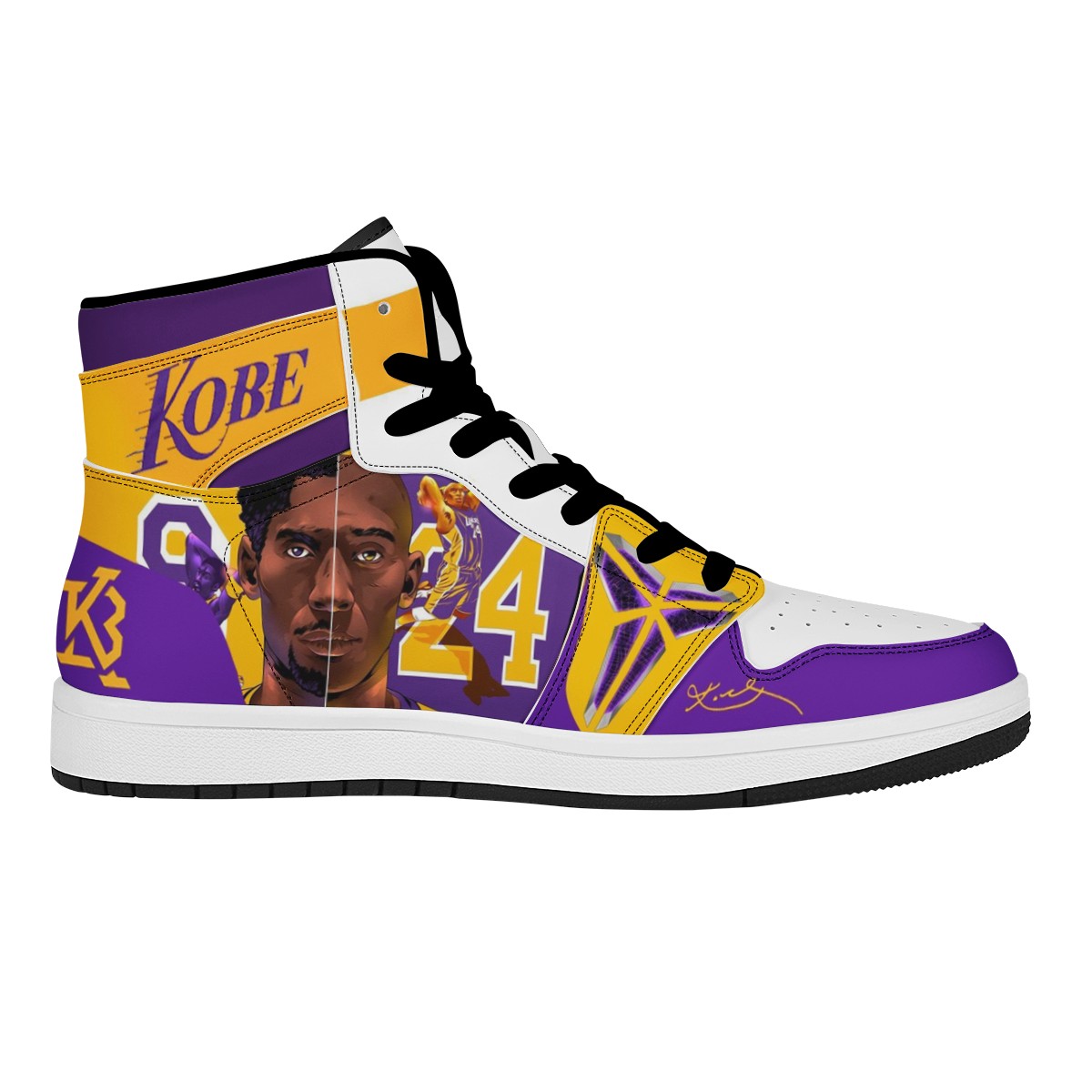 Kobe Custom Nike Air Jordan 1 Leather Sneaker