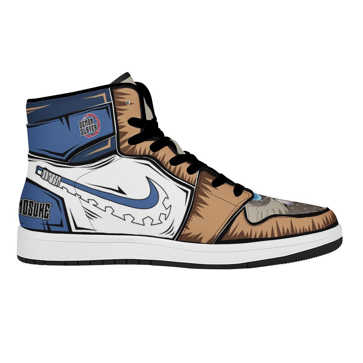 Hashibira Inosuke Custom Nike Air Jordan 1 Leather Sneaker