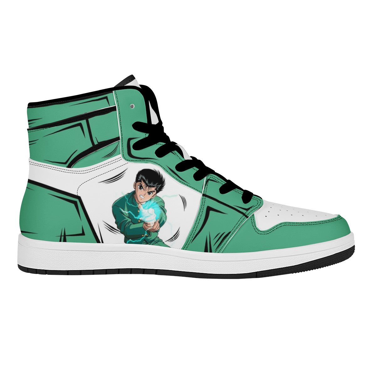 Yusuke Urameshi Custom Nike Air Jordan 1 Leather Sneaker