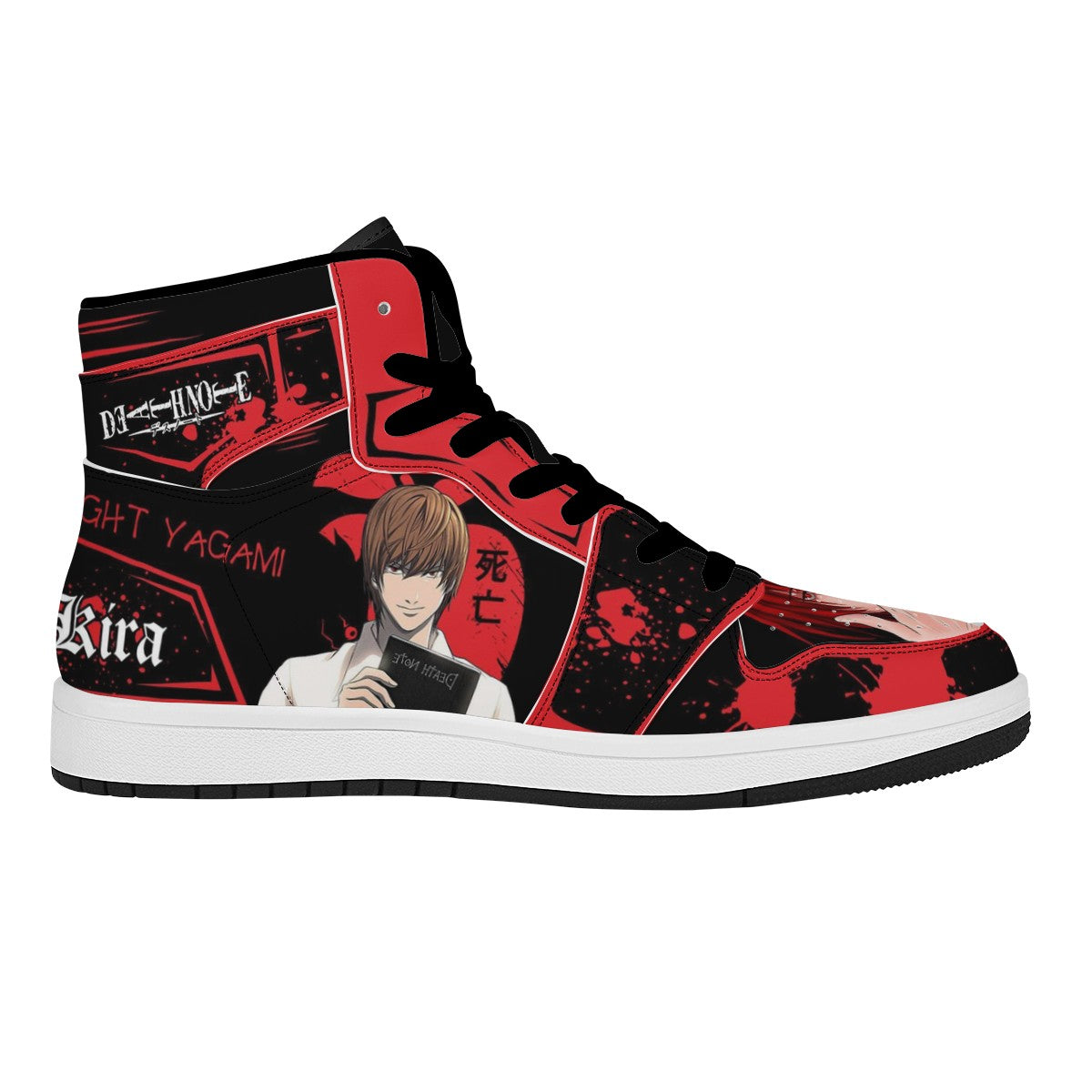 Light Yagami Custom Nike Air Jordan 1 Leather Sneaker