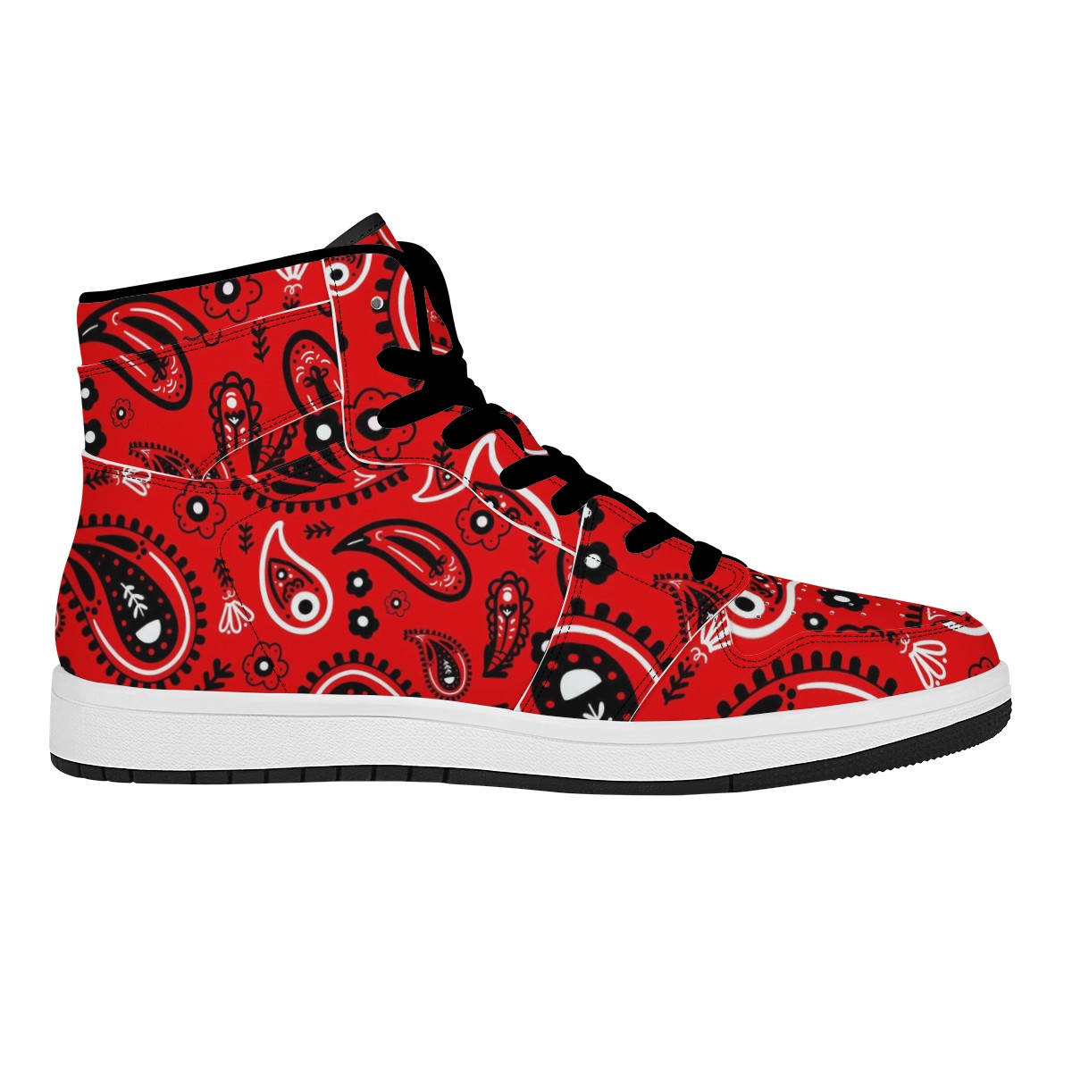 Paisley Custom Nike Air Jordan 1 Leather Sneaker