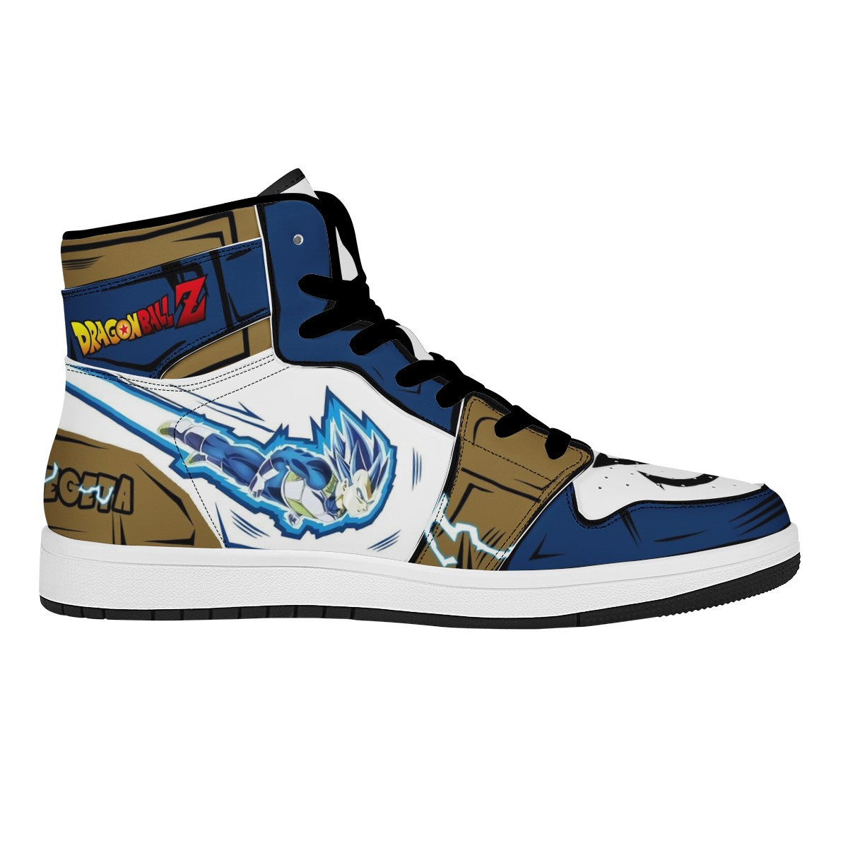 Vegeta Custom Nike Air Jordan 1 Leather Sneaker