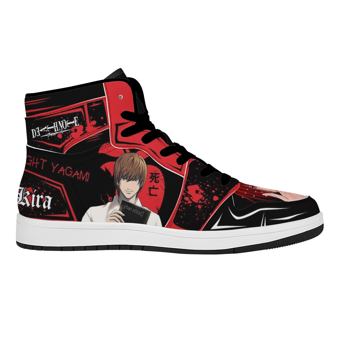 Light Yagami Custom Nike Air Jordan 1 Leather Sneaker