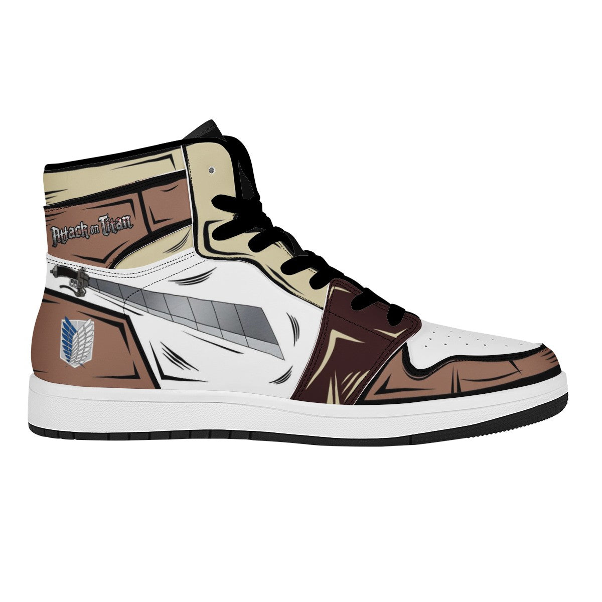 Eren Yeager Custom Nike Air Jordan 1 Leather Sneaker