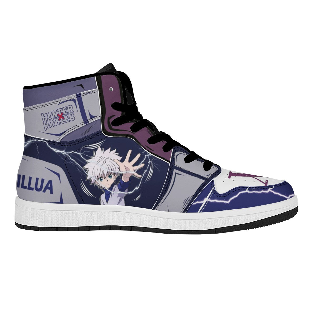 Killua Zoldyck Custom Nike Air Jordan 1 Leather Sneaker