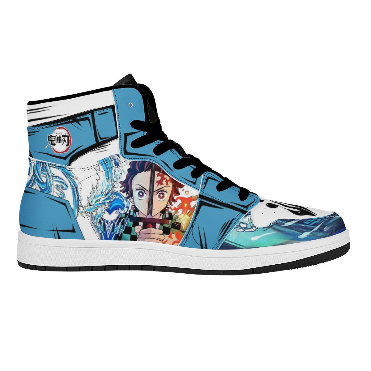 Tanjiro Kamado Custom Nike Air Jordan 1 Leather Sneaker