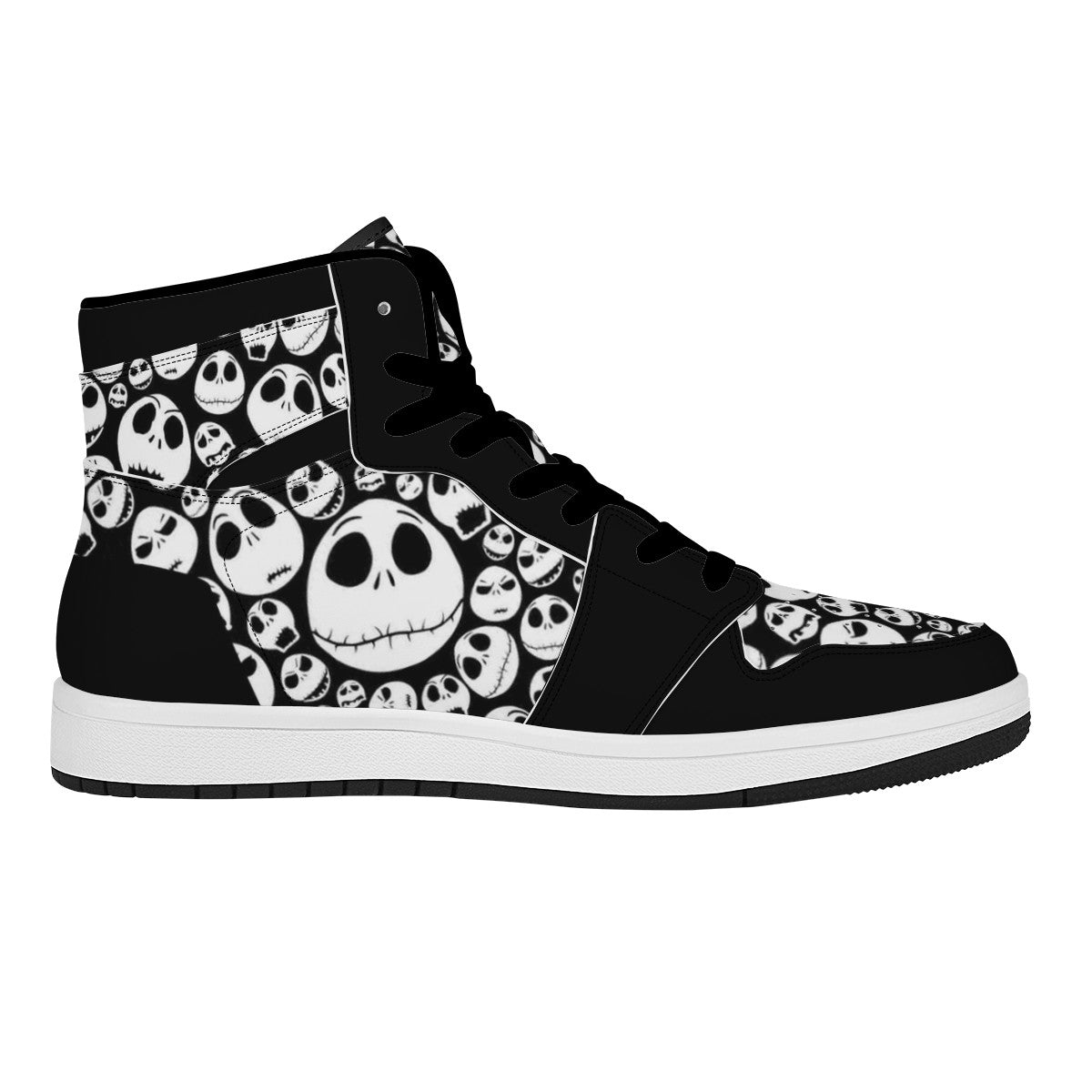 Jack Skellington Custom Nike Air Jordan 1 Leather Sneaker