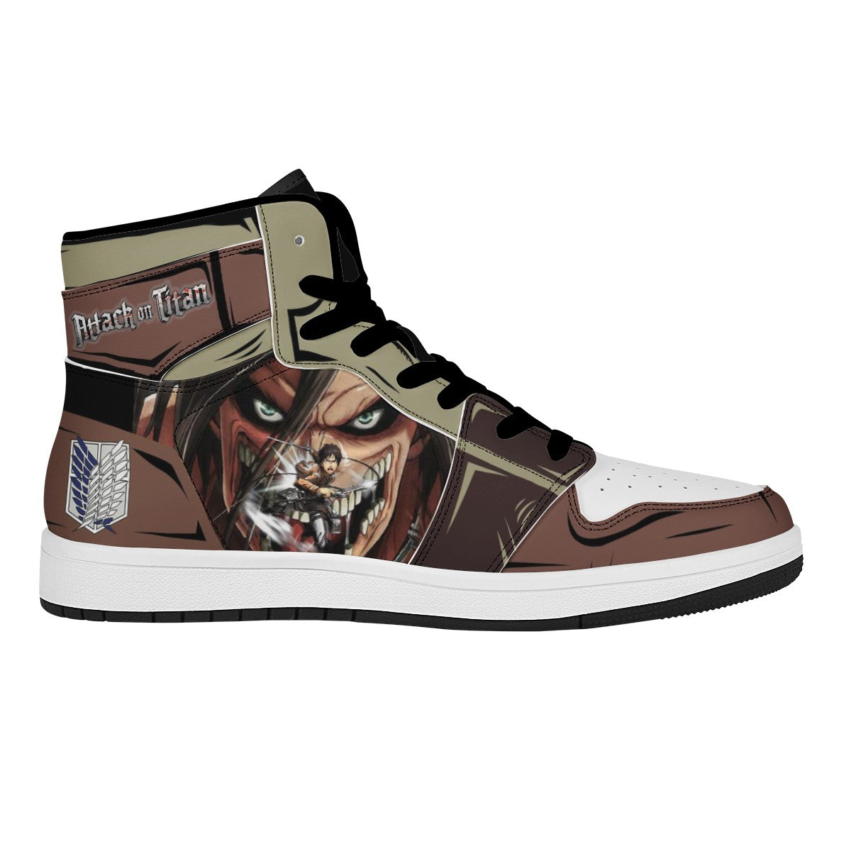Eren Yeager Custom Nike Air Jordan 1 Leather Sneaker