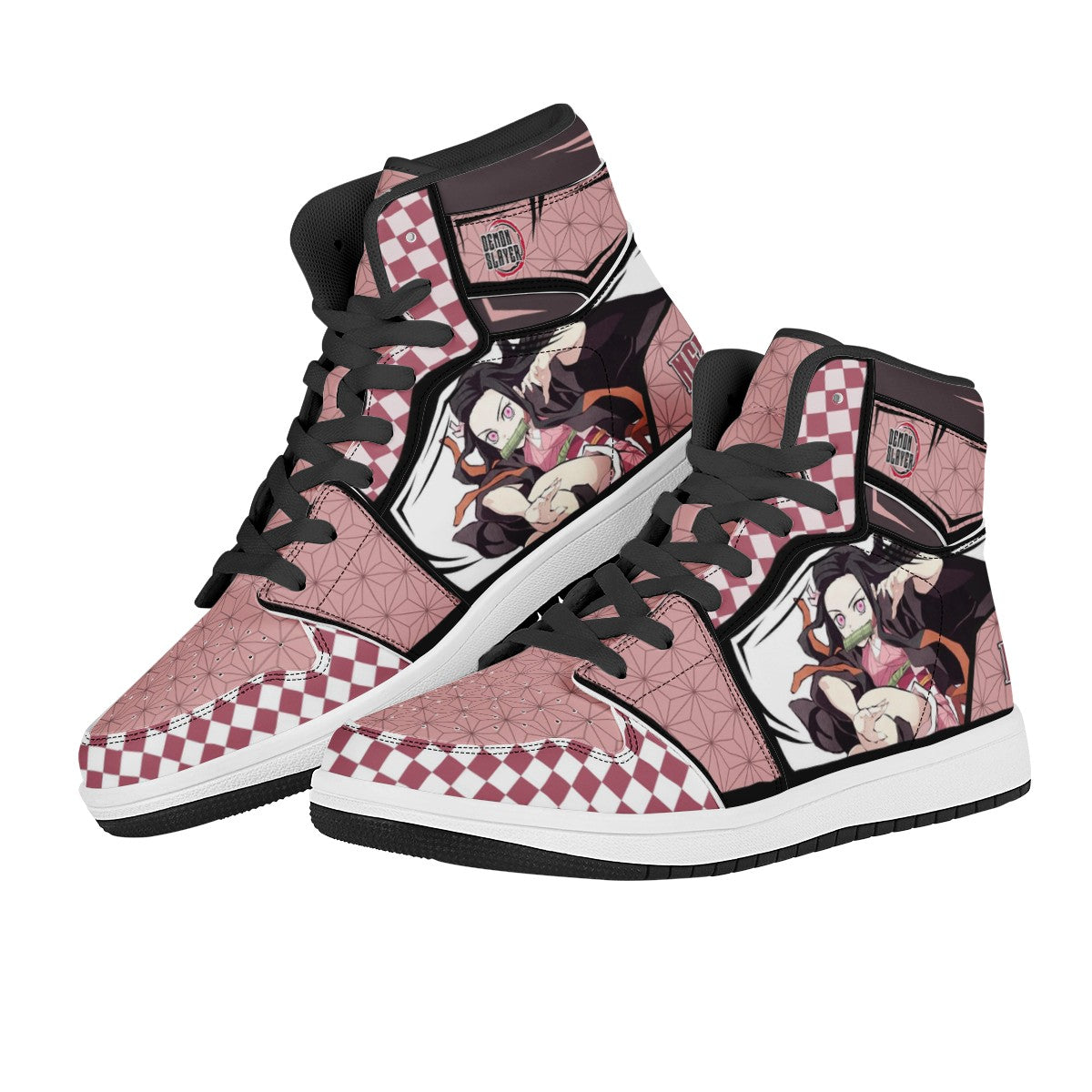 Nezuko Kamado Custom Nike Air Jordan 1 Leather Sneaker