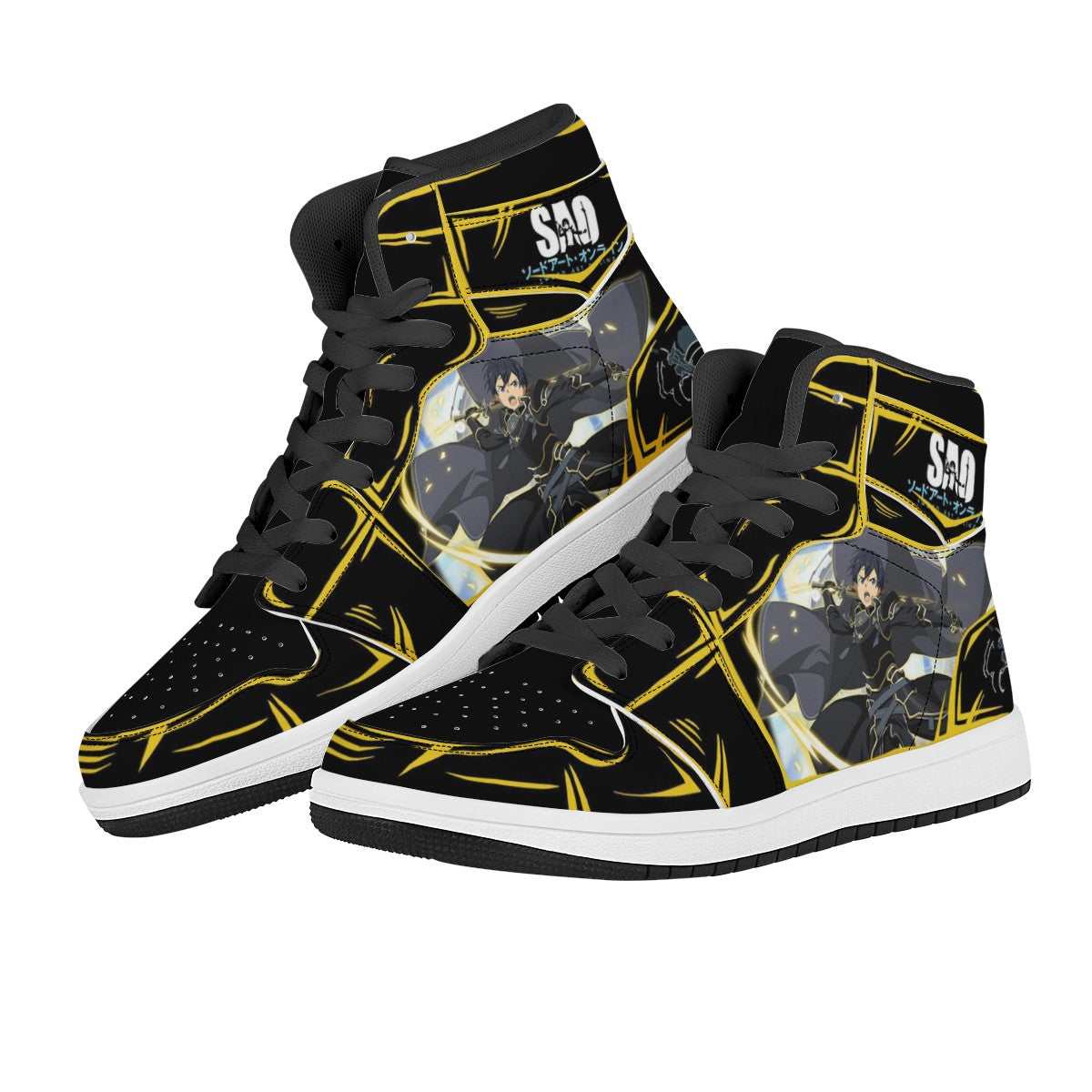 Kirito Custom Nike Air Jordan 1 Leather Sneaker