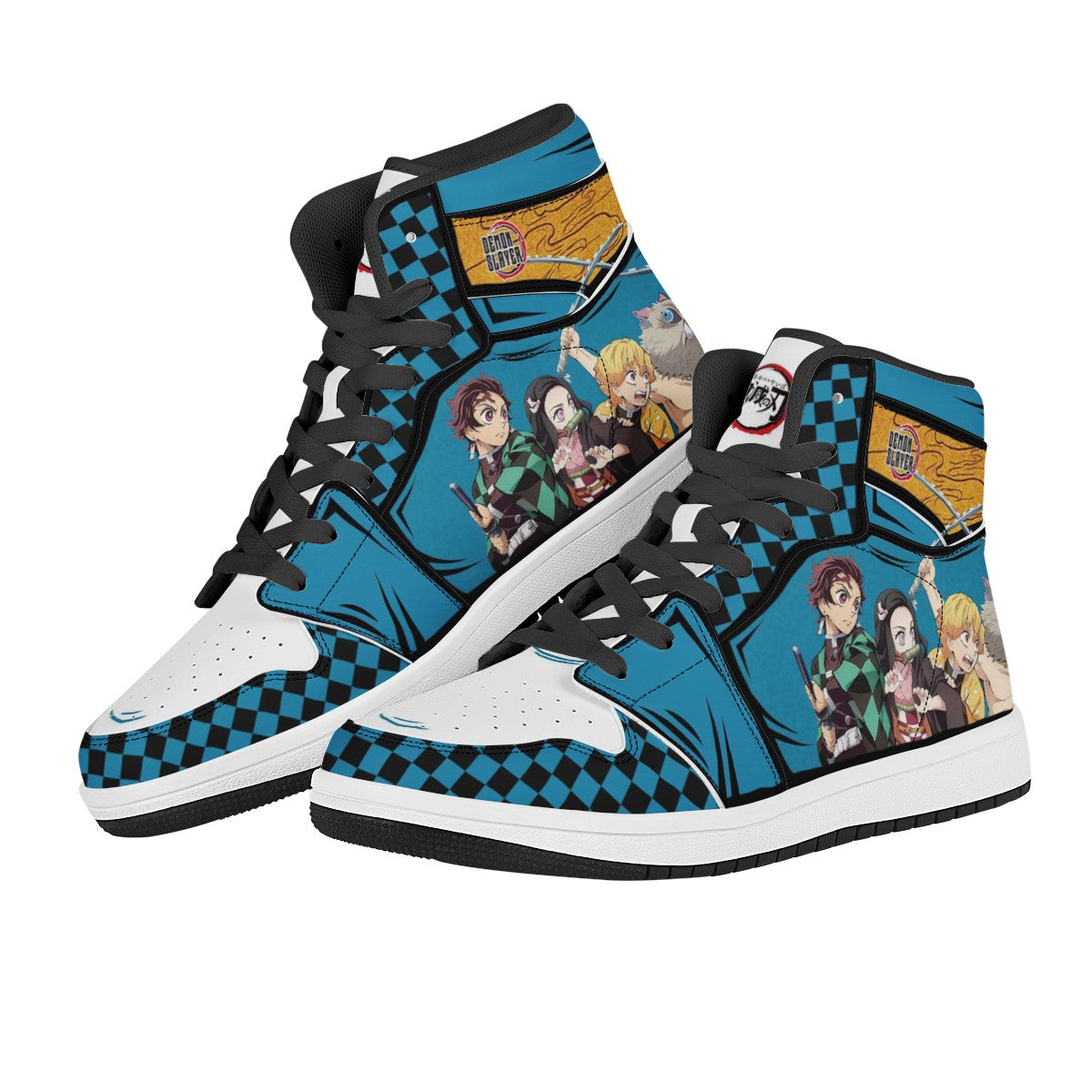 Tanjiro Kamado Custom Nike Air Jordan 1 Leather Sneaker