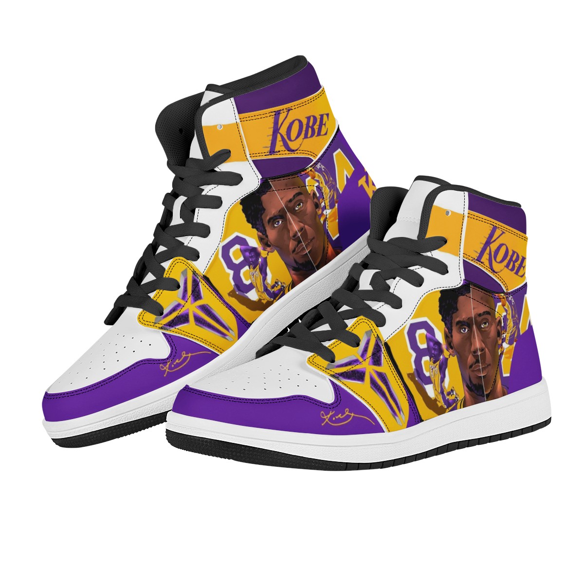 Kobe Custom Nike Air Jordan 1 Leather Sneaker