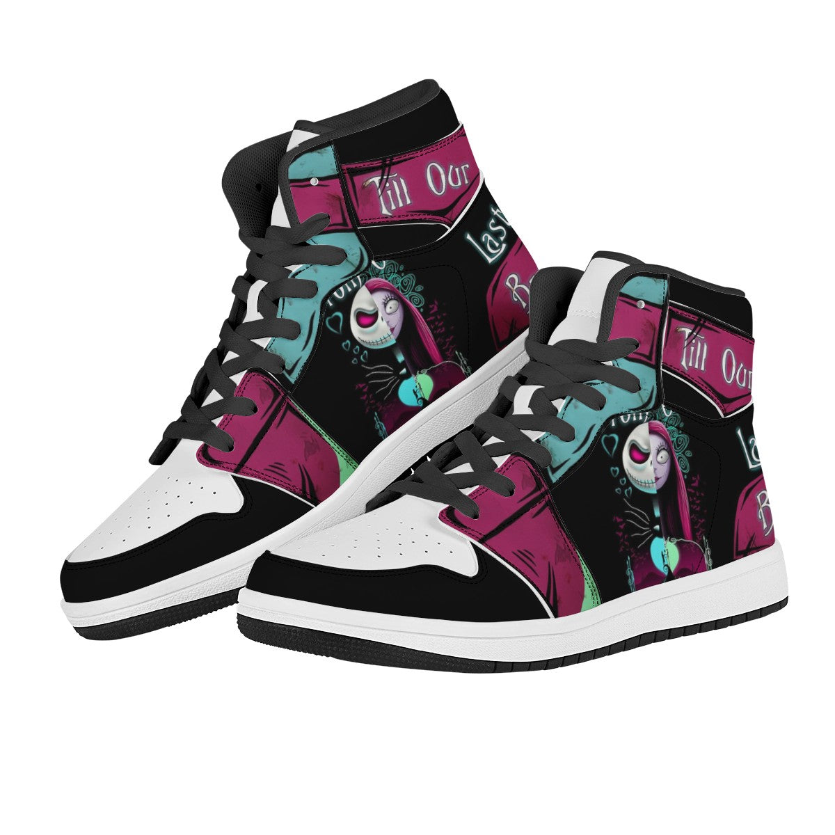 Jack Skellington Custom Nike Air Jordan 1 Leather Sneaker