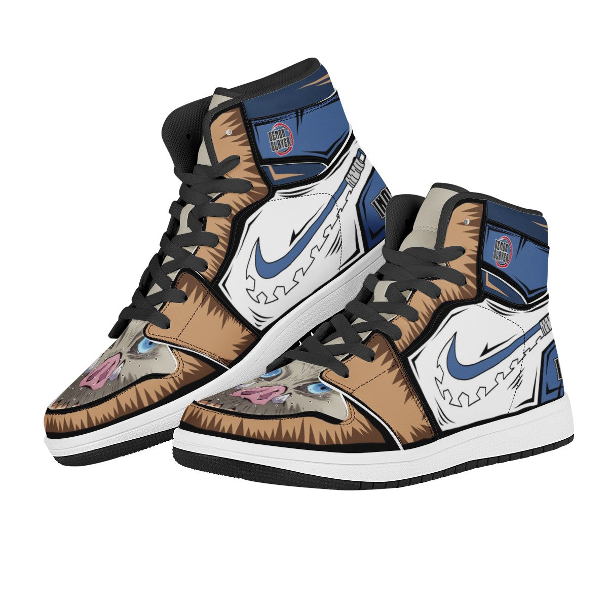 Hashibira Inosuke Custom Nike Air Jordan 1 Leather Sneaker