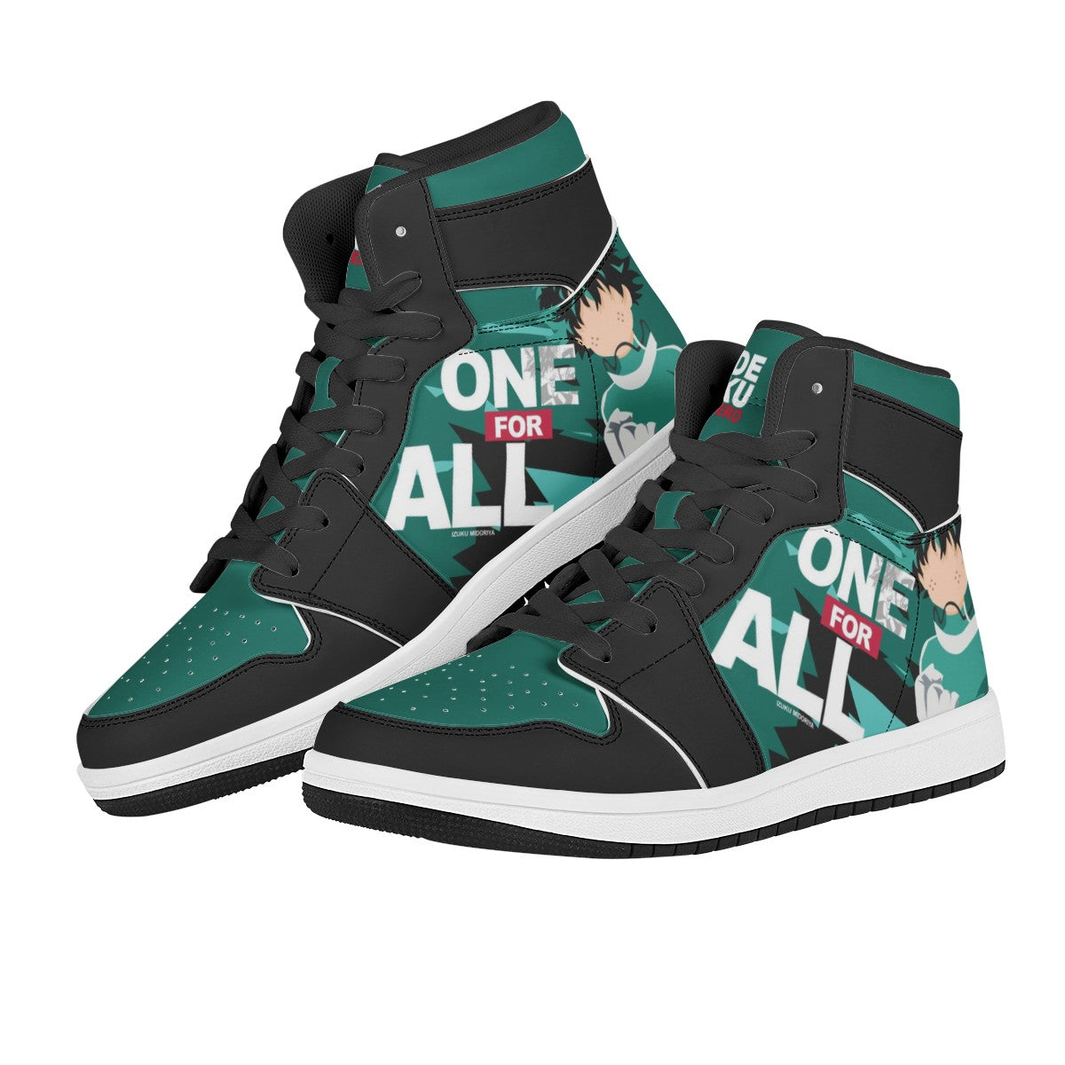 Izuku Midoriya Custom Nike Air Jordan 1 Leather Sneaker
