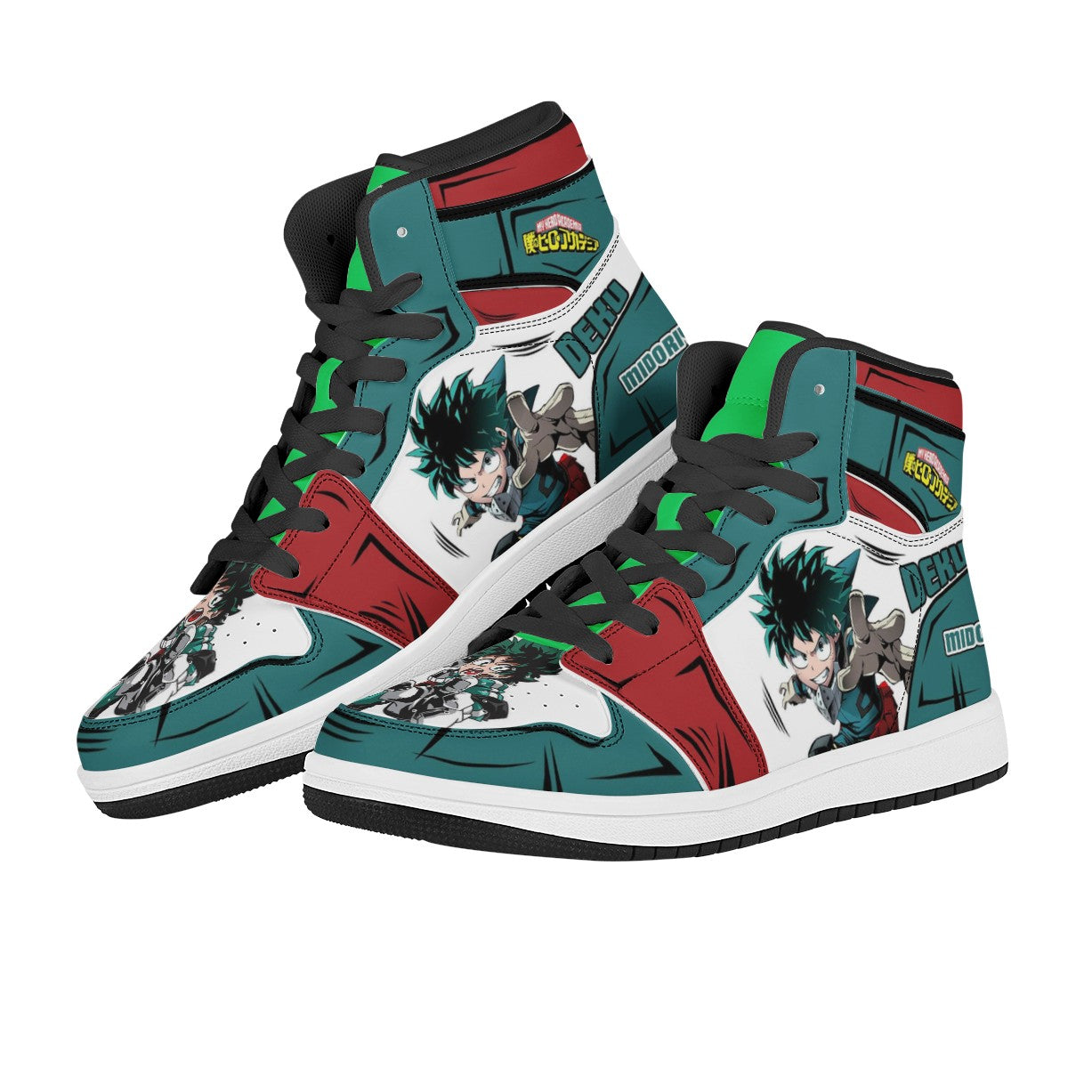 Izuku Midoriya Custom Nike Air Jordan 1 Leather Sneaker
