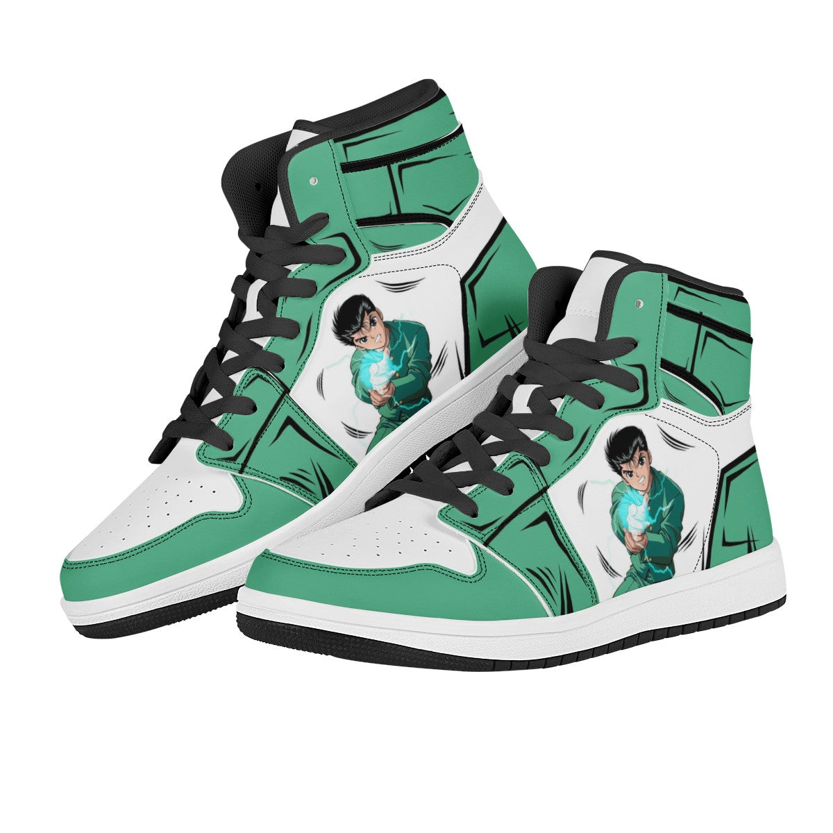 Yusuke Urameshi Custom Nike Air Jordan 1 Leather Sneaker