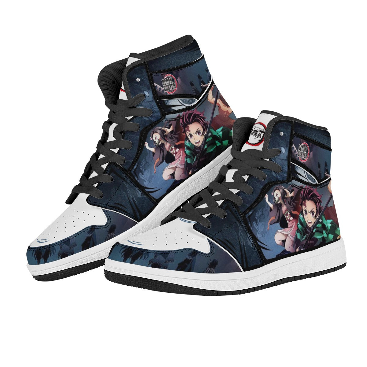 Tanjiro Kamado Custom Nike Air Jordan 1 Leather Sneaker