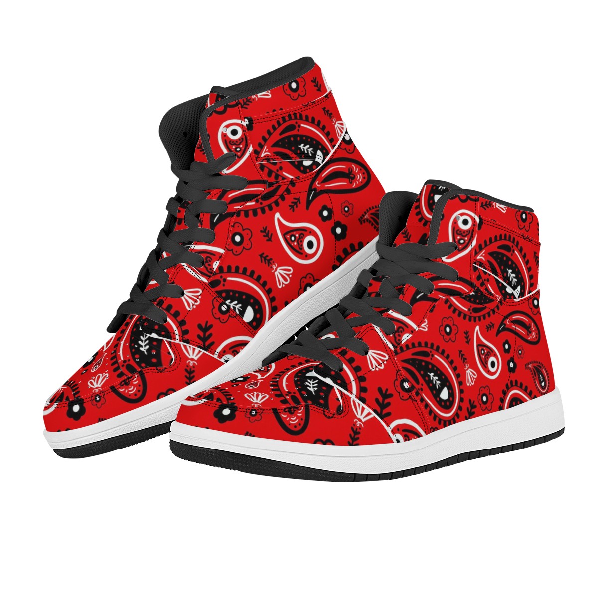 Paisley Custom Nike Air Jordan 1 Leather Sneaker