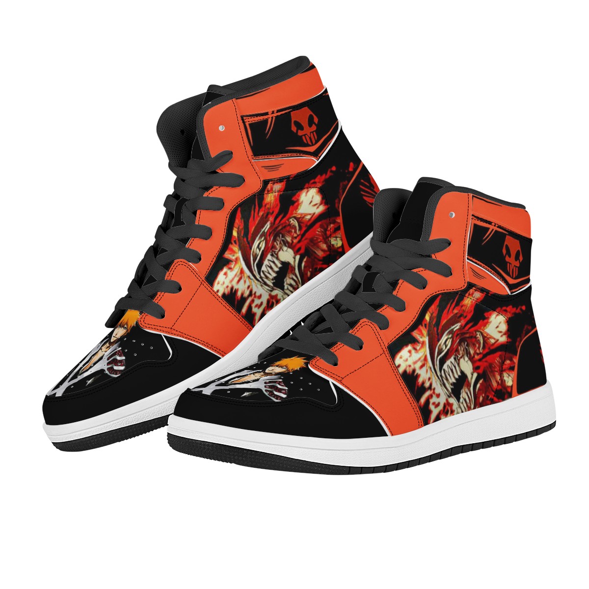 Ichigo Kurosaki Custom Nike Air Jordan 1 Leather Sneaker