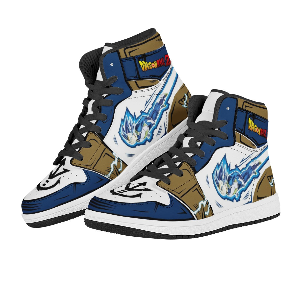 Vegeta Custom Nike Air Jordan 1 Leather Sneaker
