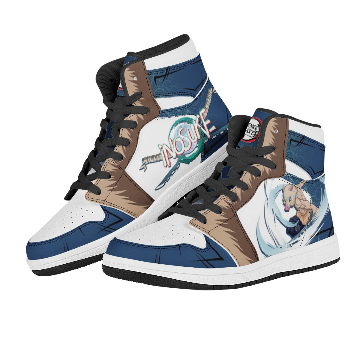 Hashibira Inosuke Custom Nike Air Jordan 1 Leather Sneaker