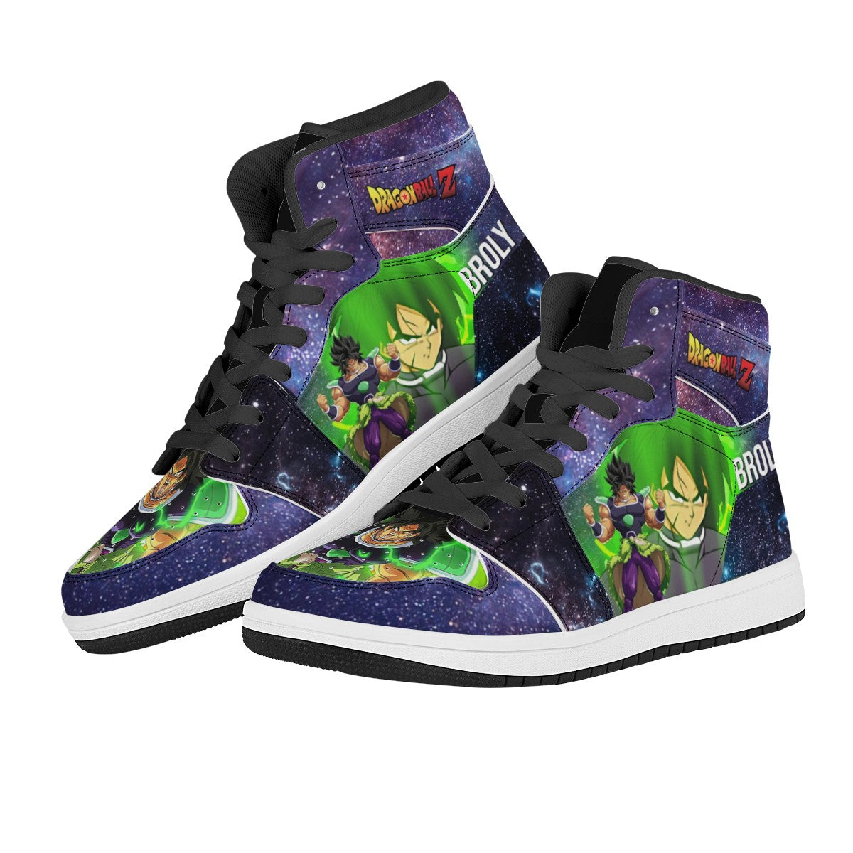 Broly Custom Nike Air Jordan 1 Leather Sneaker
