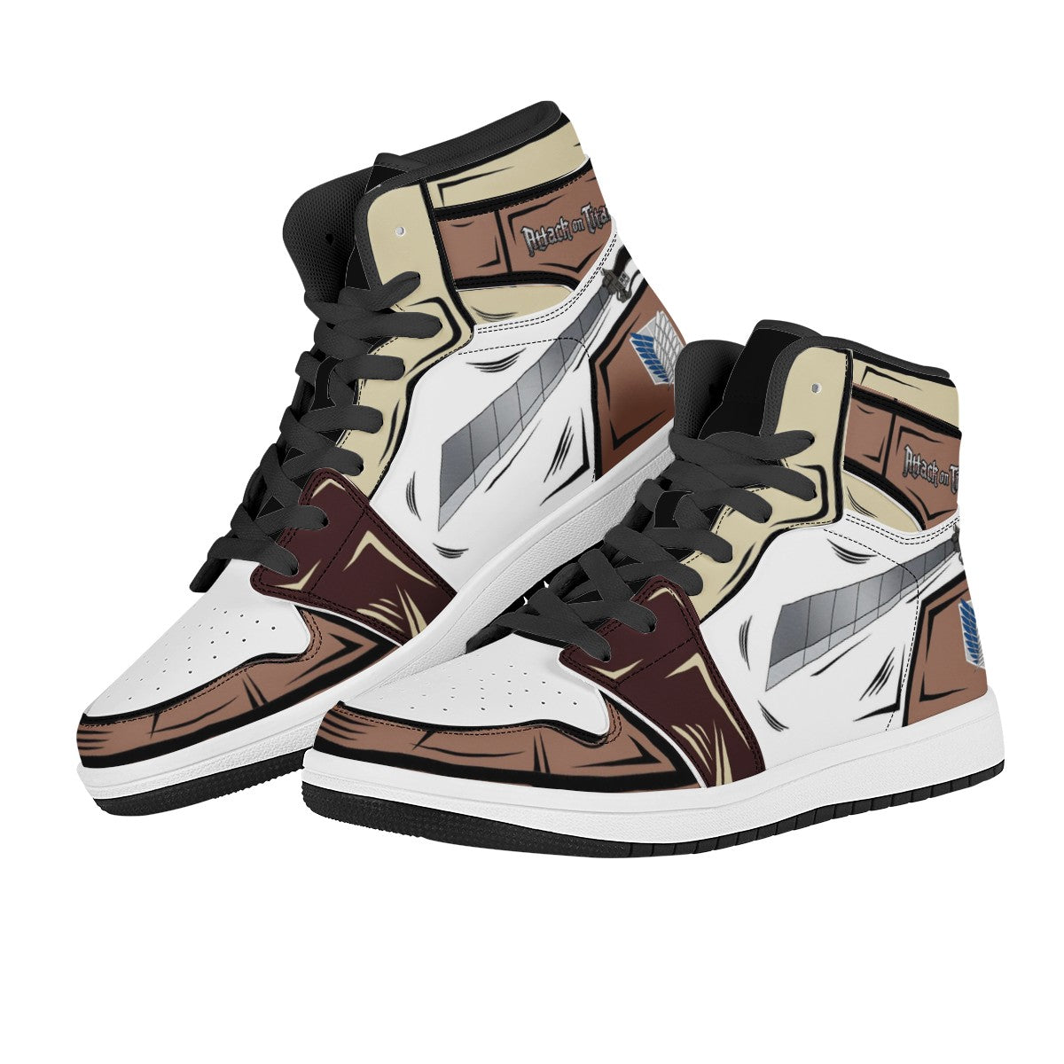 Eren Yeager Custom Nike Air Jordan 1 Leather Sneaker