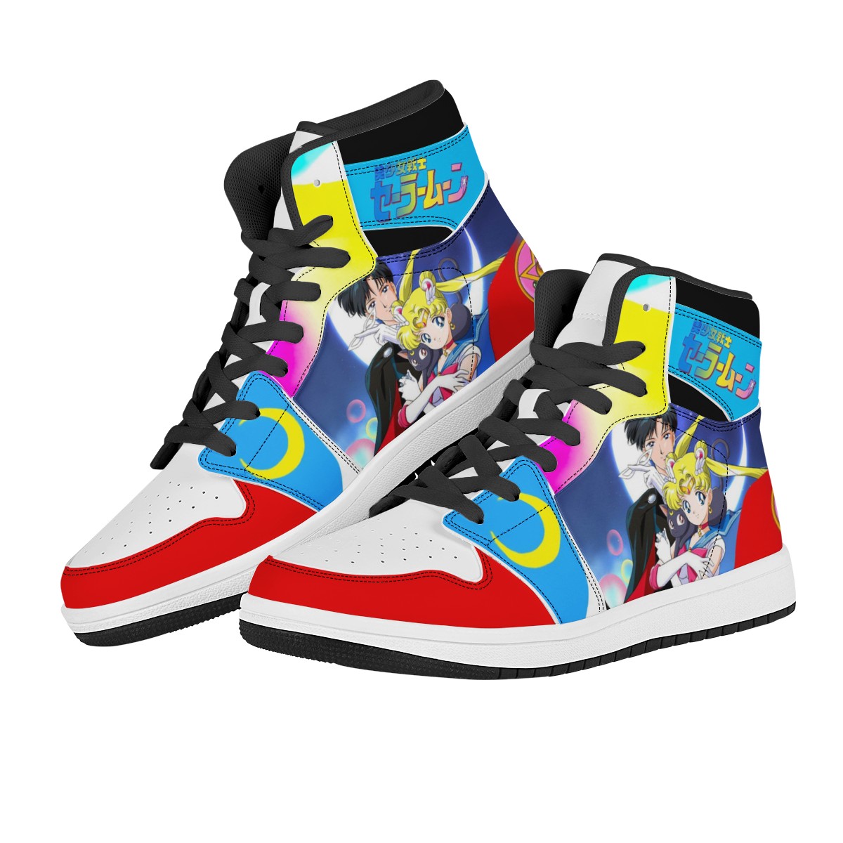 Usagi Tsukino Custom Nike Air Jordan 1 Leather Sneaker