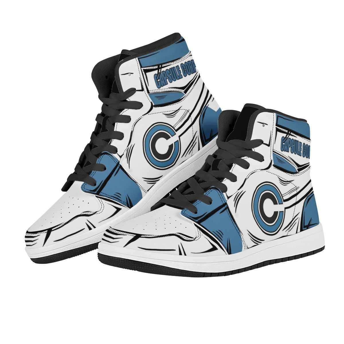 Capsule Corp Custom Nike Air Jordan 1 Leather Sneaker