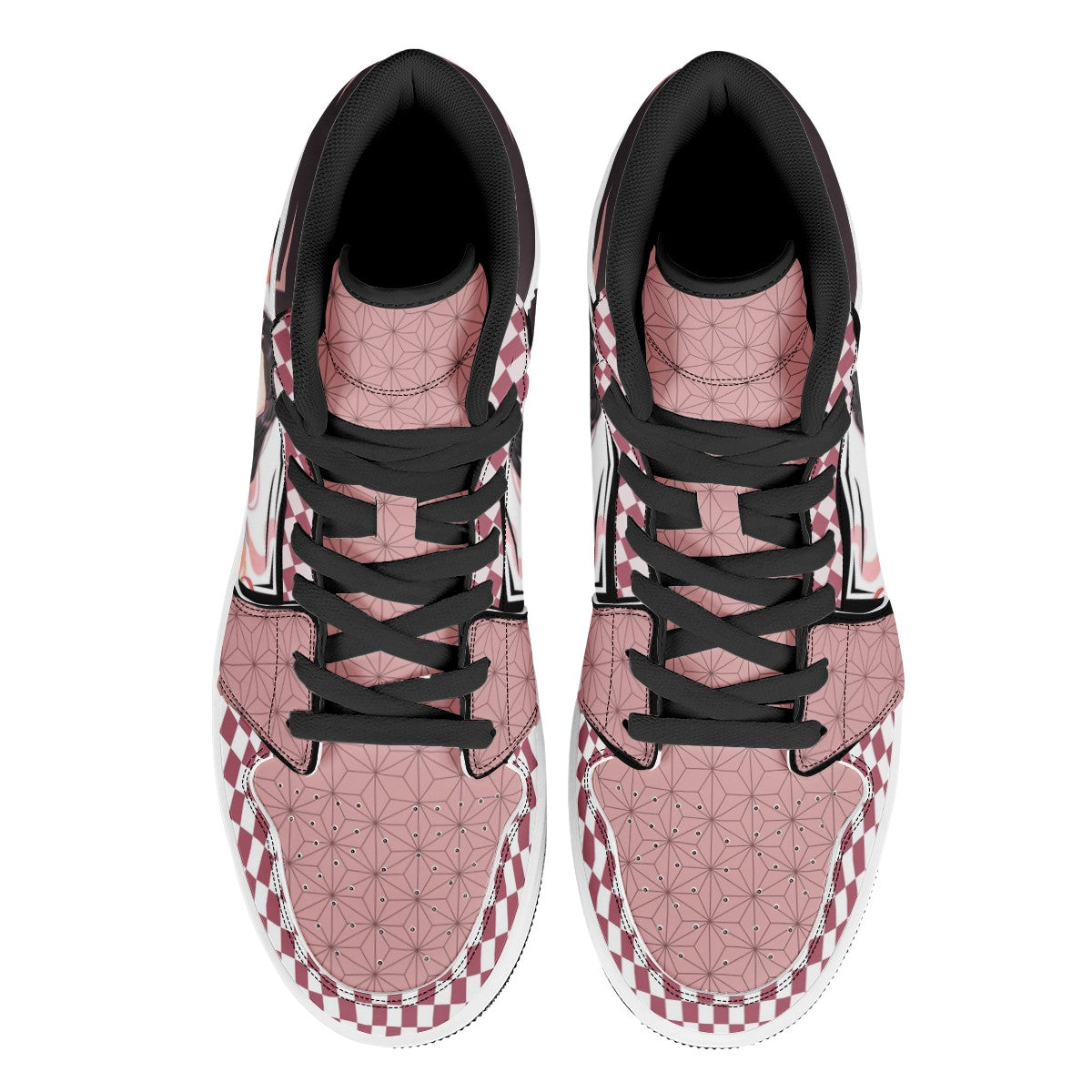 Nezuko Kamado Custom Nike Air Jordan 1 Leather Sneaker