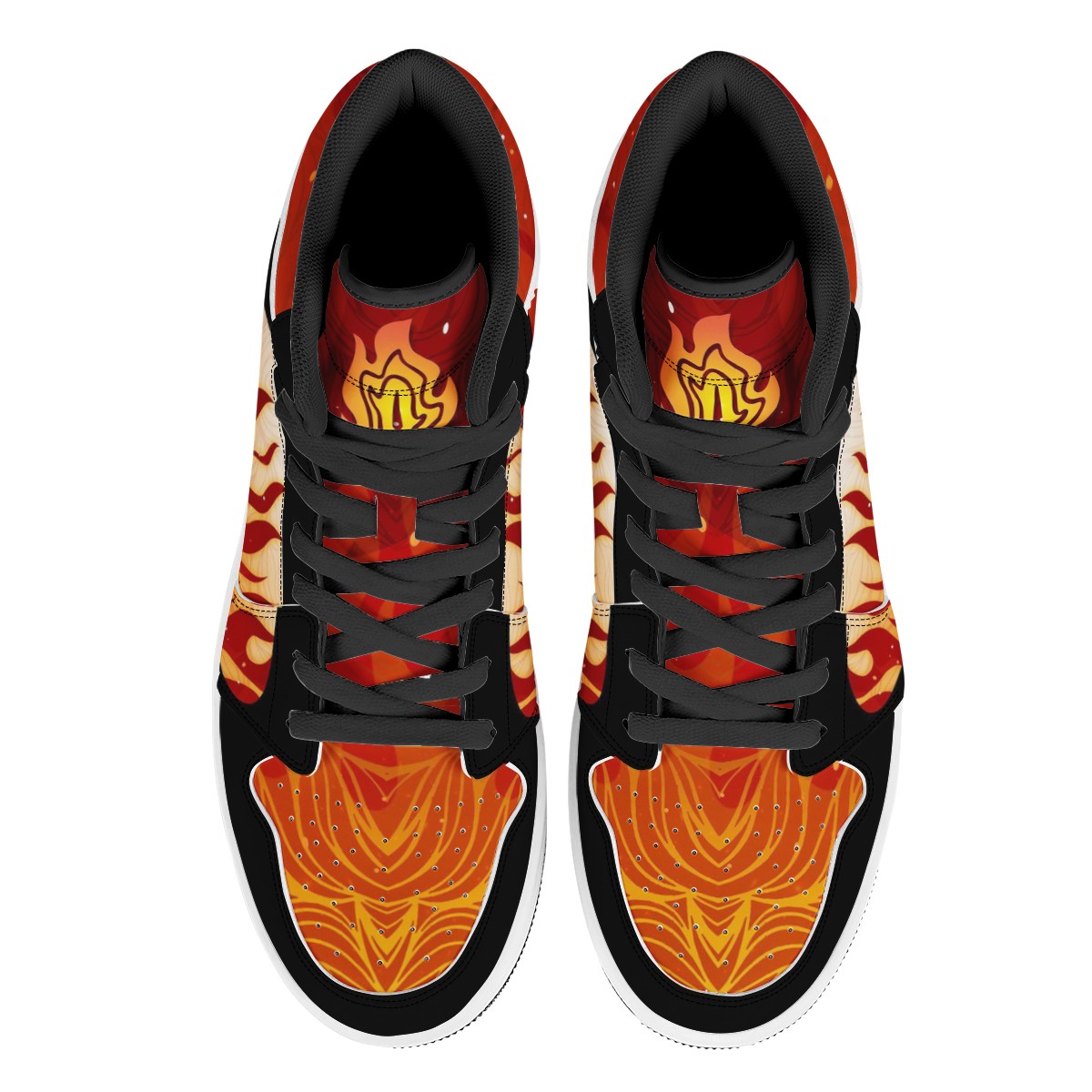 Kyojuro Rengoku Custom Nike Air Jordan 1 Leather Sneaker