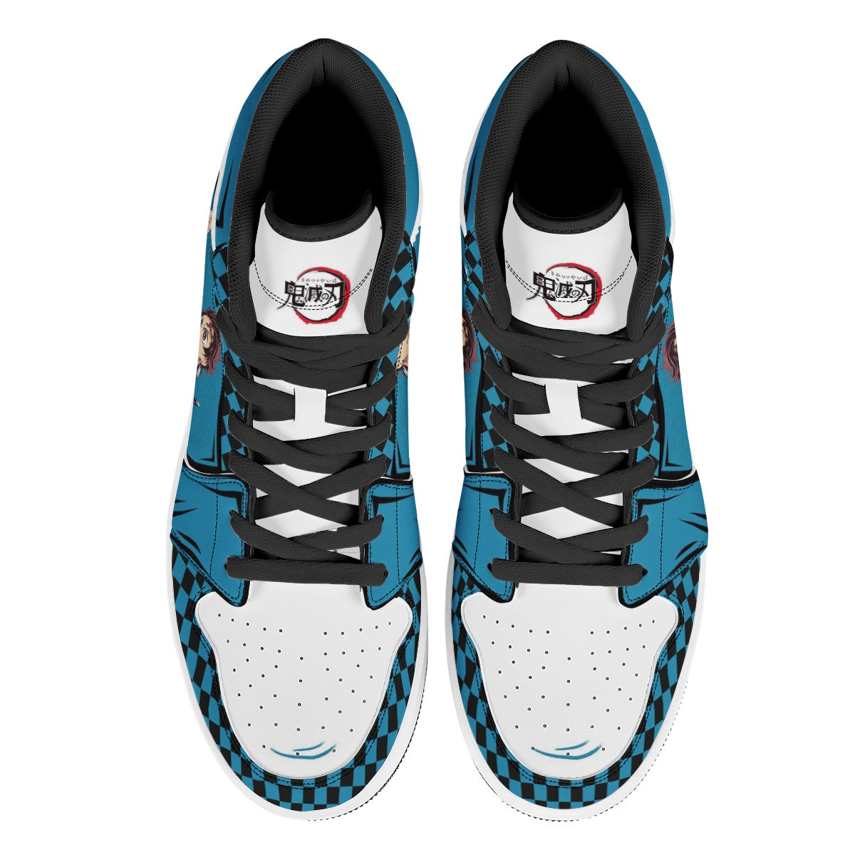 Tanjiro Kamado Custom Nike Air Jordan 1 Leather Sneaker