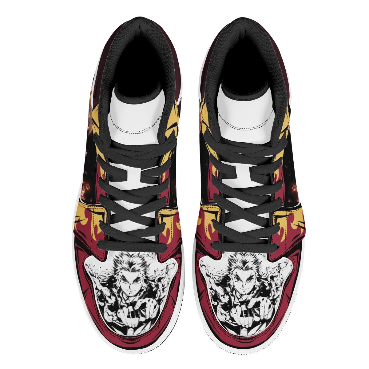 Kyojuro Rengoku Custom Nike Air Jordan 1 Leather Sneaker