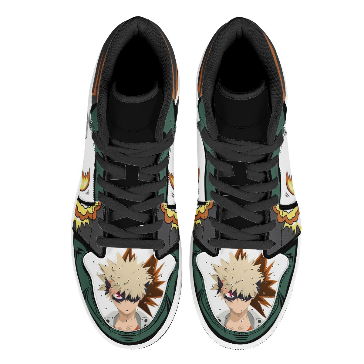 Katsuki Bakugo Custom Nike Air Jordan 1 Leather Sneaker