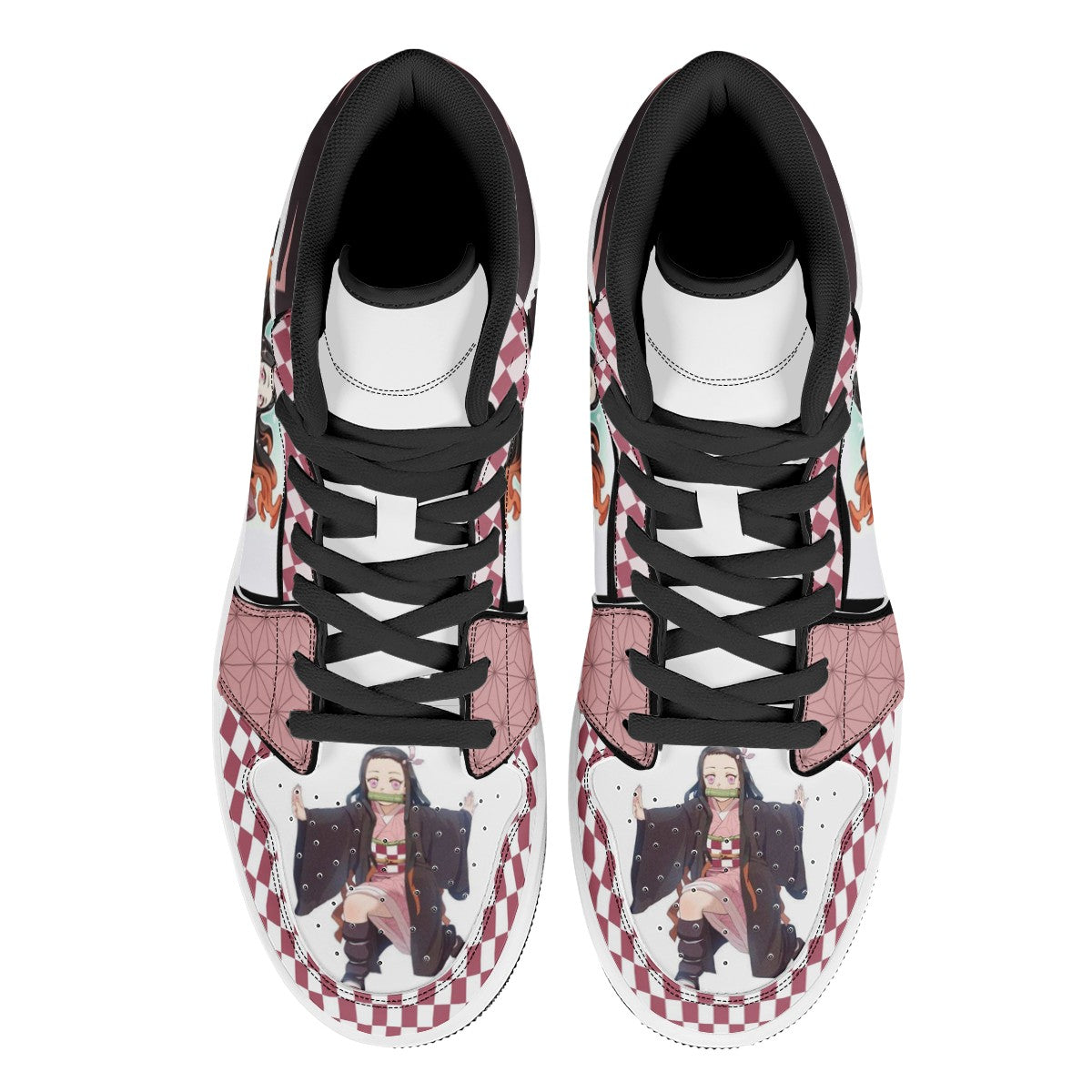 Nezuko Kamado Custom Nike Air Jordan 1 Leather Sneaker