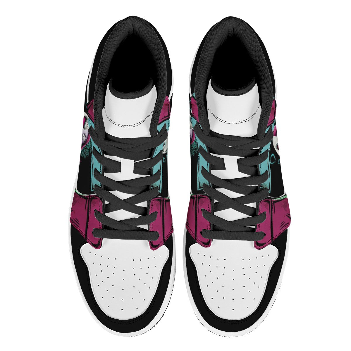 Jack Skellington Custom Nike Air Jordan 1 Leather Sneaker