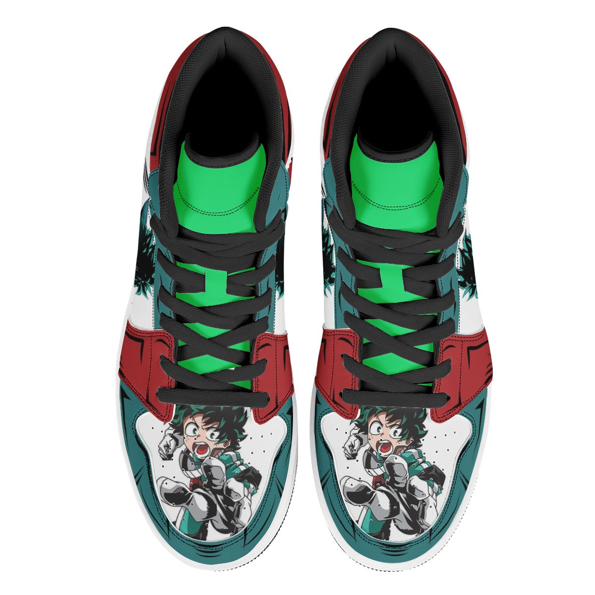 Izuku Midoriya Custom Nike Air Jordan 1 Leather Sneaker
