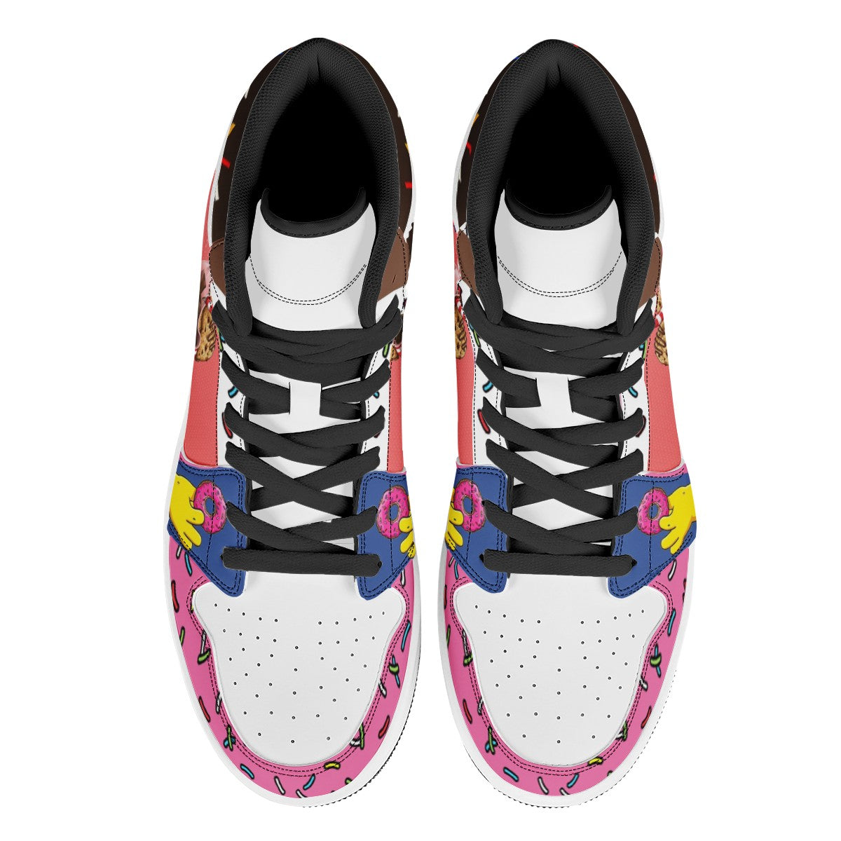 Donut Custom Nike Air Jordan 1 Leather Sneaker