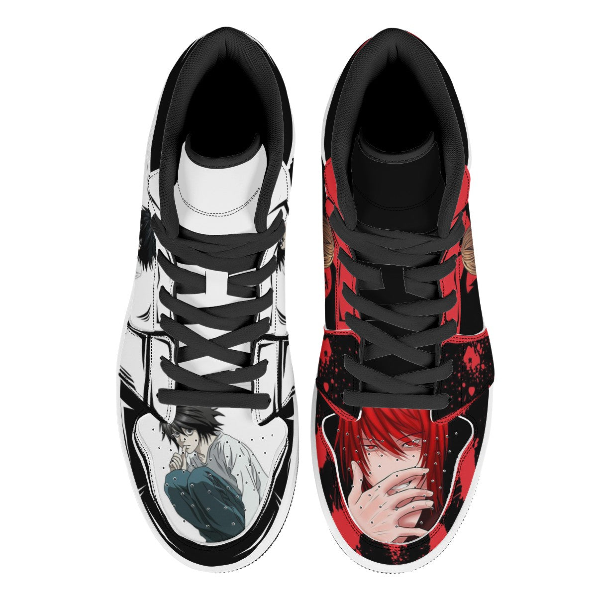 Light Yagami Custom Nike Air Jordan 1 Leather Sneaker