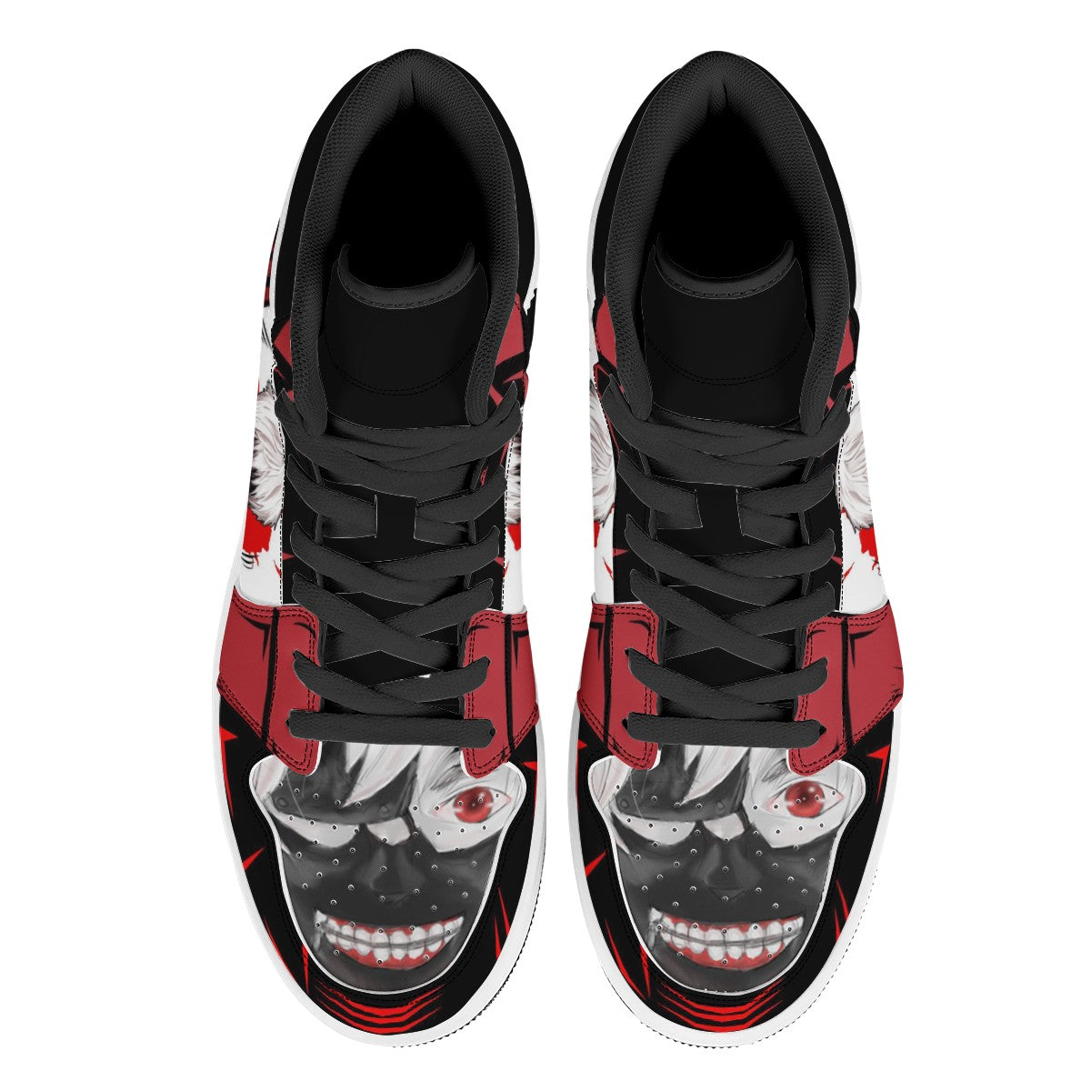 Ken Kaneki Custom Nike Air Jordan 1 Leather Sneaker