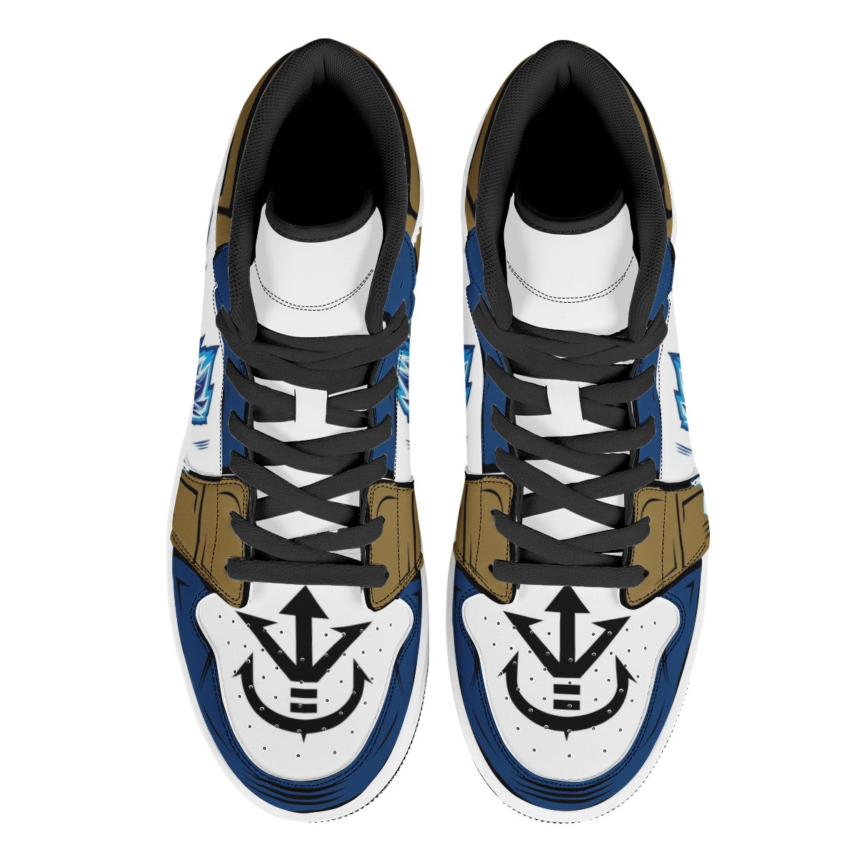 Vegeta Custom Nike Air Jordan 1 Leather Sneaker