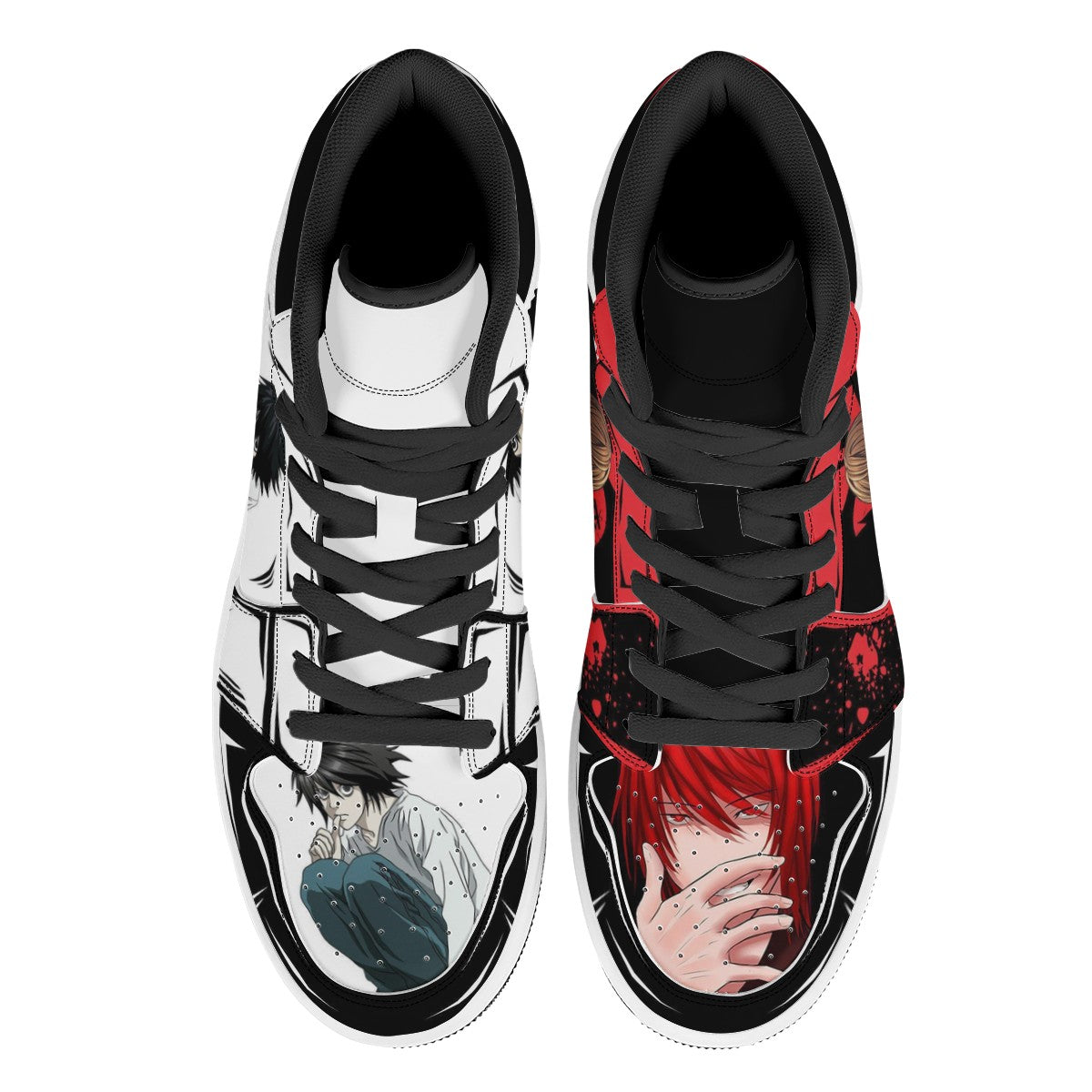 Light Yagami Custom Nike Air Jordan 1 Leather Sneaker